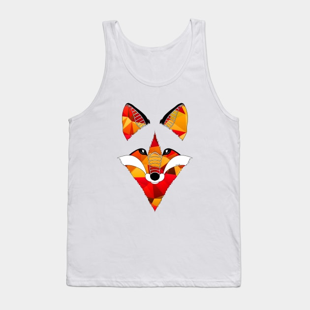 Fire Fox Tank Top by Art_et_Be